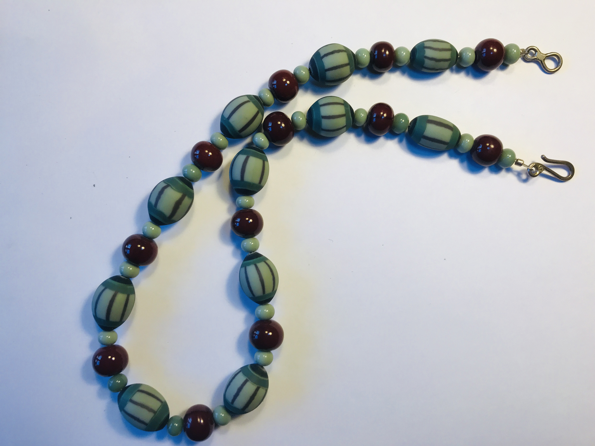 glass bead necklace